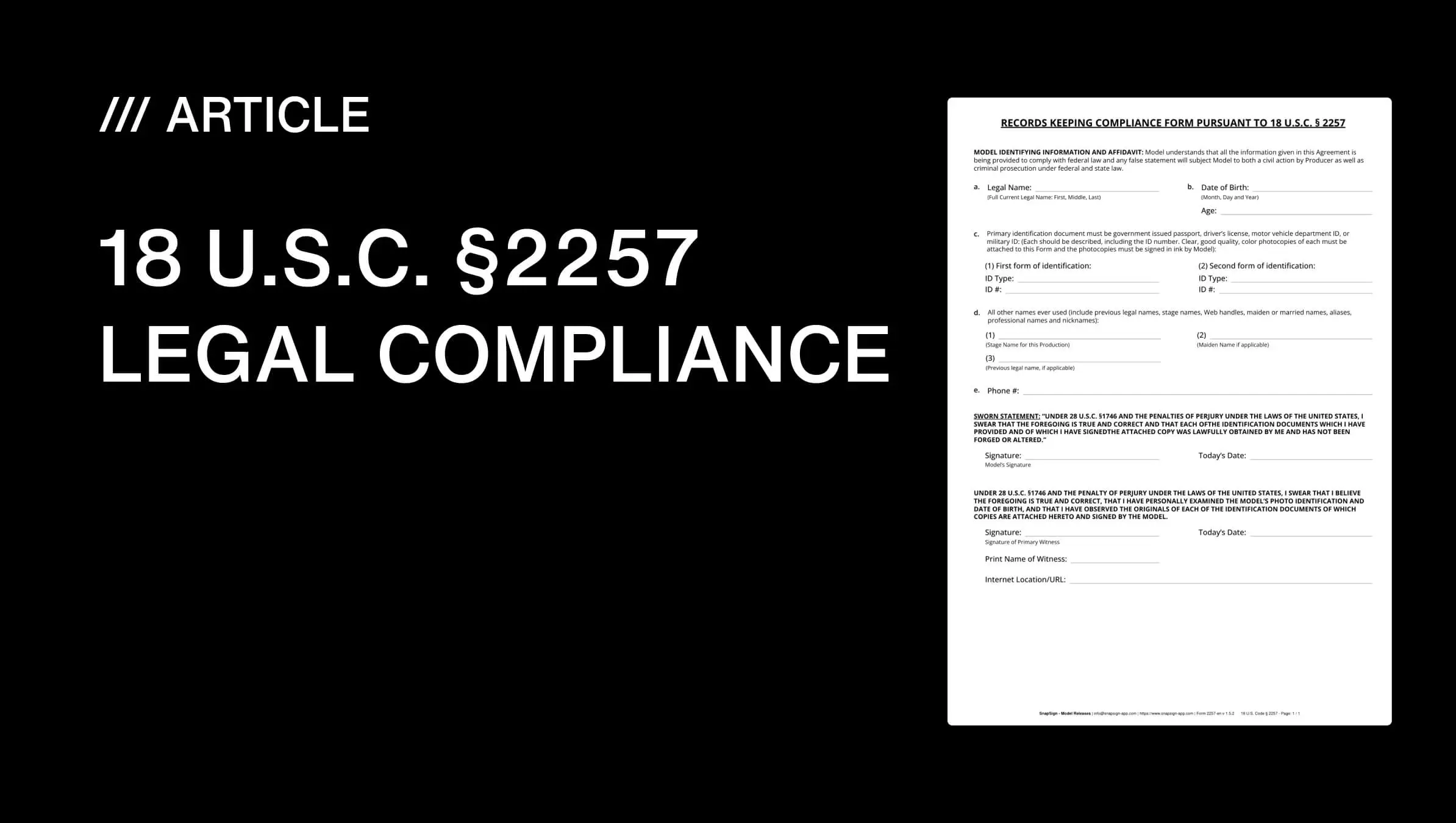 2257 Made Easy: How I Stopped Fearing Legal Docs and Got Compliant Like a Pro